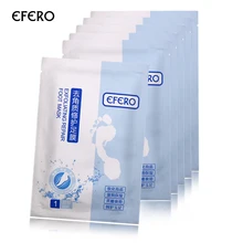 EFERO детская маска для ног пилинг уход за ногами Маска удаление мертвой кожи кутикулы пятки педикюр носки кожа отшелушивающая маска для ног Уход 8 пар