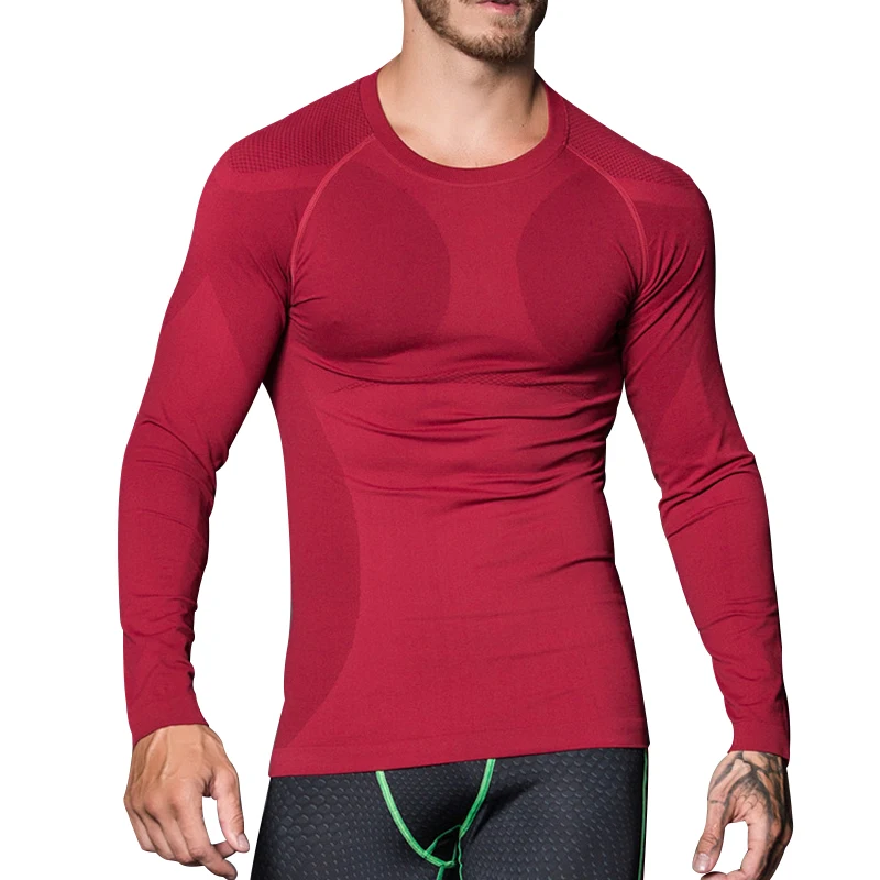 Men Compression Clothing T Shirt Fitness Bodybuilding Jersey Male