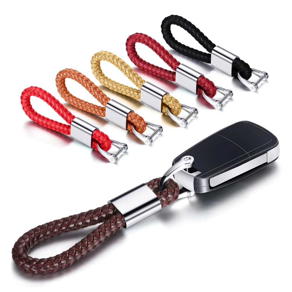 

Fashion Keychains Men Women Leather Detachable Keyrings Customize Personalized Gift For Car Key Chain Holder