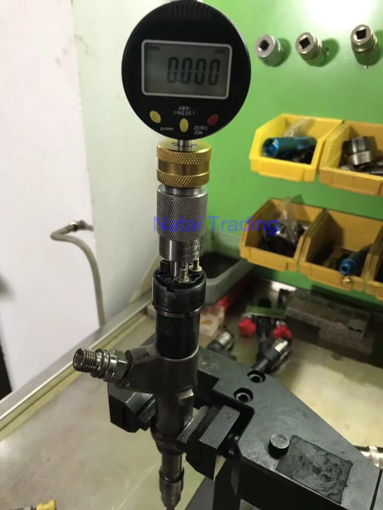 

Used for Cummins common rail injector travel measuring seat tool with dial indicator, diesel injector tester car repair tool