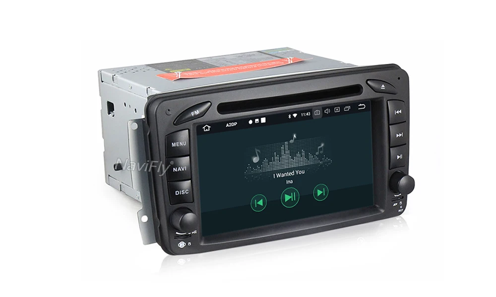 Flash Deal NaviFly 7 inch 2 din Android 8.0 car dvd radio GPS for Mercedes Benz W209/W203/W168/M/ML/W163/W463/Viano/W639/Vito/Vaneo 14
