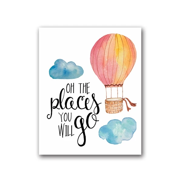 Hot Air Balloon Adventure Art Canvas Painting Wall Picture Nursery Decor Watercolor Colorful Poster Education Art Print For Kids - Painting & Calligraphy - AliExpress Hot Air Balloon Adventure Art Canvas Painting Wall Picture Nursery Decor Watercolor Colorful Poster Education Art Print For Kids - Painting & Calligraphy - AliExpress