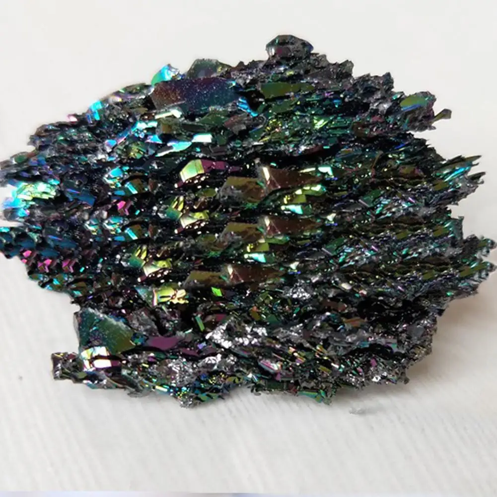 Natural Colorful Mineral Crystal Cluster Ore Ornaments Malachite with Colorful Light Quartz Mineral Stone Titanium Quartz Cluster Figurine Mystic for Home Kitchen Decoration 