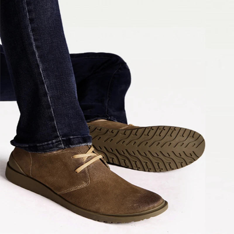 Leder Grey Handarbeit Casual Männer Schwarz dark 2019 Camel Für Herren Braun Schuhe Männlichen Schnürsenkel Sommer Wohnungen Outdoor khaki Frühling brown Derby Uddgq8