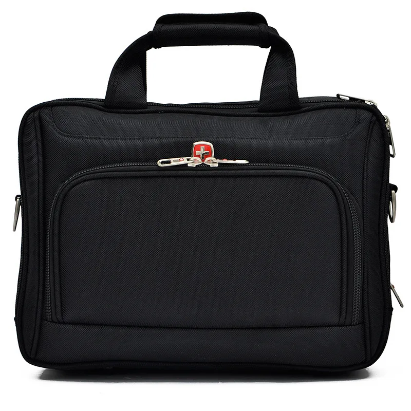 Swiss Laptop bag case 14 inch Nylon Shoulder Handbag gear Briefcase Men