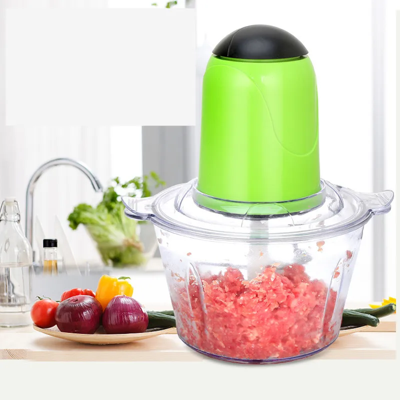 

2L Electric Kitchen Chopper Shredder Food Chopper Meat Grinder Multifunctional Household Food Processor Meat Kitchen Blender