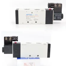 5 способ Пневматический электромагнитный клапан 4V410-15A AC220V 1/" порт одинарный соленоид клапан с подачей возуха 0,15~ 0.8Mpa