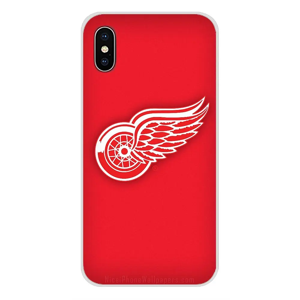 Силиконовый чехол для телефона с изображением хоккея Detroit Red Wings для Apple iPhone X XR XS MAX 4 4S 5 5S 5C SE 6 6S 7 8 Plus ipod touch 5 6 - Цвет: images 7