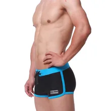 Мужские плавки сексуальный для Гея мужские плавки для купания шорты пляжные костюм для серфинга купальный костюм Боксеры Трусы