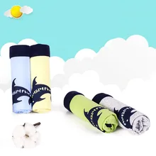 2 шт./лот/, детские трусы, нижнее белье из органического хлопка с рисунком дельфина, трусы-боксеры для мальчиков-подростков, шорты, детская одежда