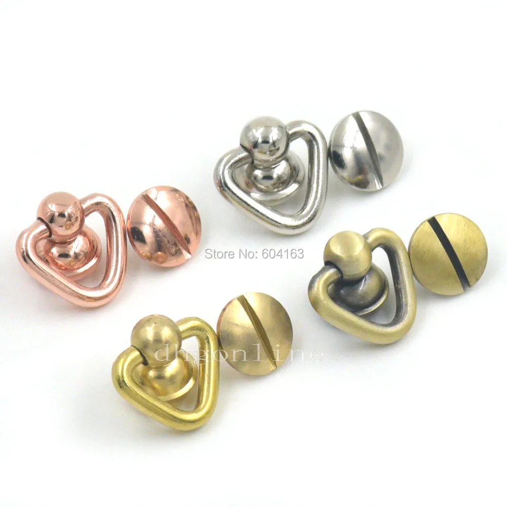 

10 Sets Head Button Stud Screwback spot Connector Joint For Wallet Chain Rope Key Safety