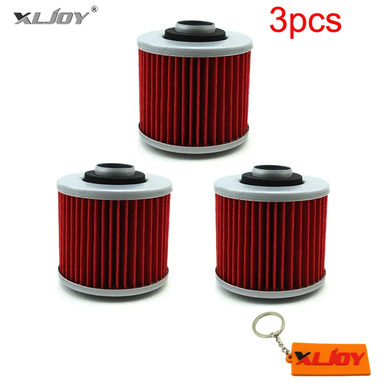 Масляный фильтр XLJOY 3x для Yamaha TRX850 DM850 SR250 SZR660 SR500 SR400 XV535 FZR250 SRX600 XC200|Масляные фильтры|