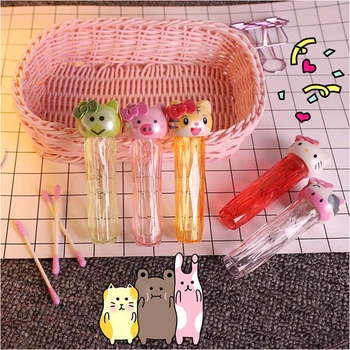 

Kitty Cat Transparent Cotton Swab Toothpick Storage Boxes Home Living Room Small Portable Toothpick Boxes Table Decoration