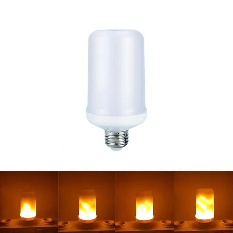 AIMIHUO E27 светодиодный Пламя Лампочки 7 Вт 2835SMD лампы AC85 265V теплая белая лампочка