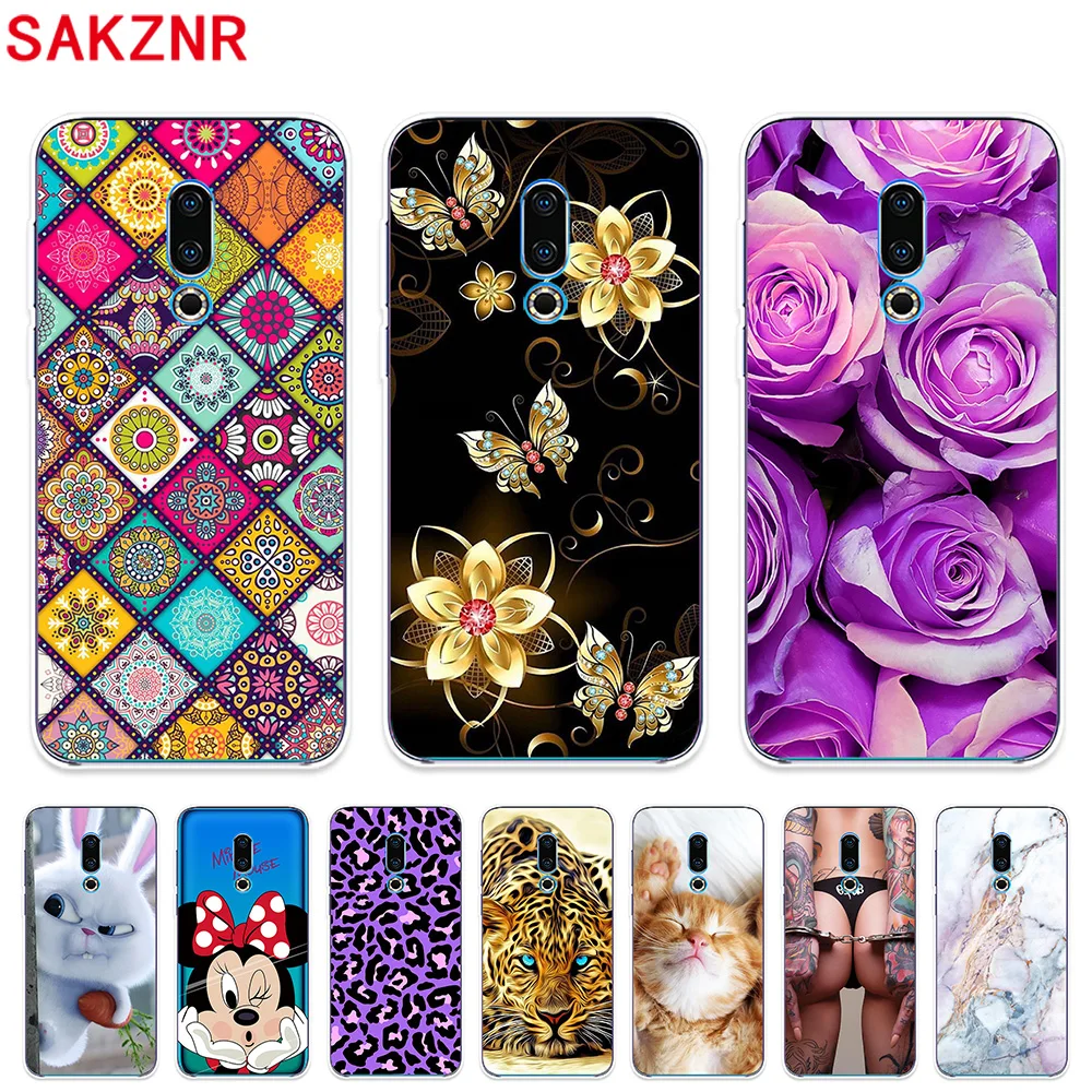 Case for Meizu 16(th) Plus Cover Silicone For 16 TPU Soft Shell Couqe Phone |
