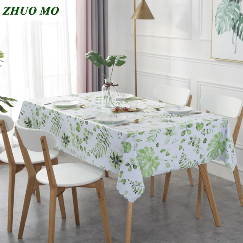  New Flamingo Waterproof Rectangle tablecloth Nordic style PVC Cover Home Kitchen decoration Party B