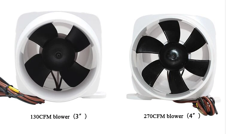 " 4" водонепроницаемый Встроенный воздуходувка, 12 В 24 В DC RV vent, лодка Трюмный вентиляционный вентилятор