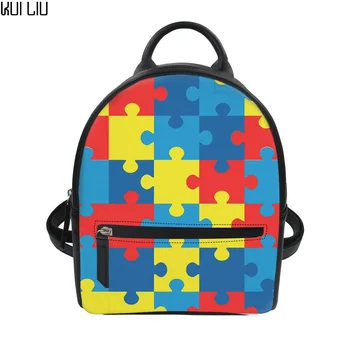 

Customized Cute Floral Sloth Printed Women Backpack Stylish PU Leather Mini Rucksack Kids Girls Daily Use Daypack Mochila