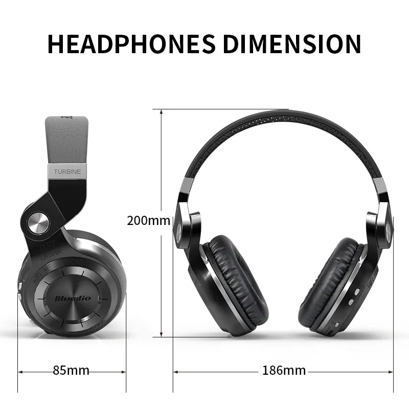 Bluedio T2S (турбина2 дистинктивный) инновационный завёрнутый внутрь дизайн Bluetooth