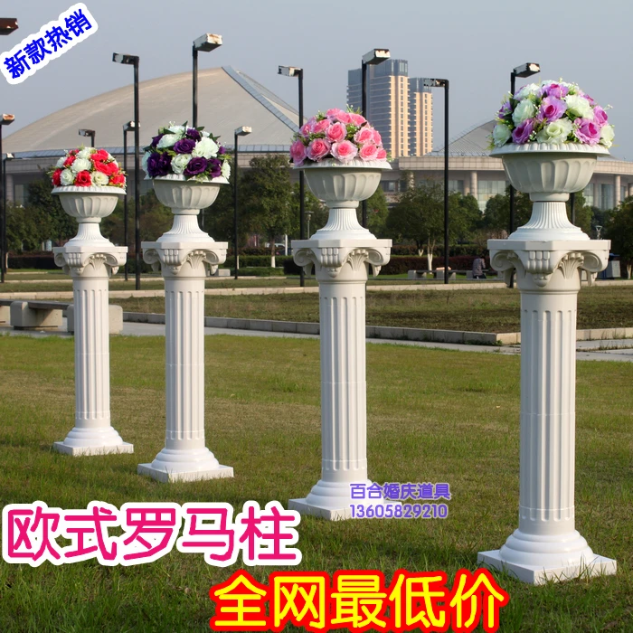 Plastic roman column fashion roman column outdoor wedding props supplies