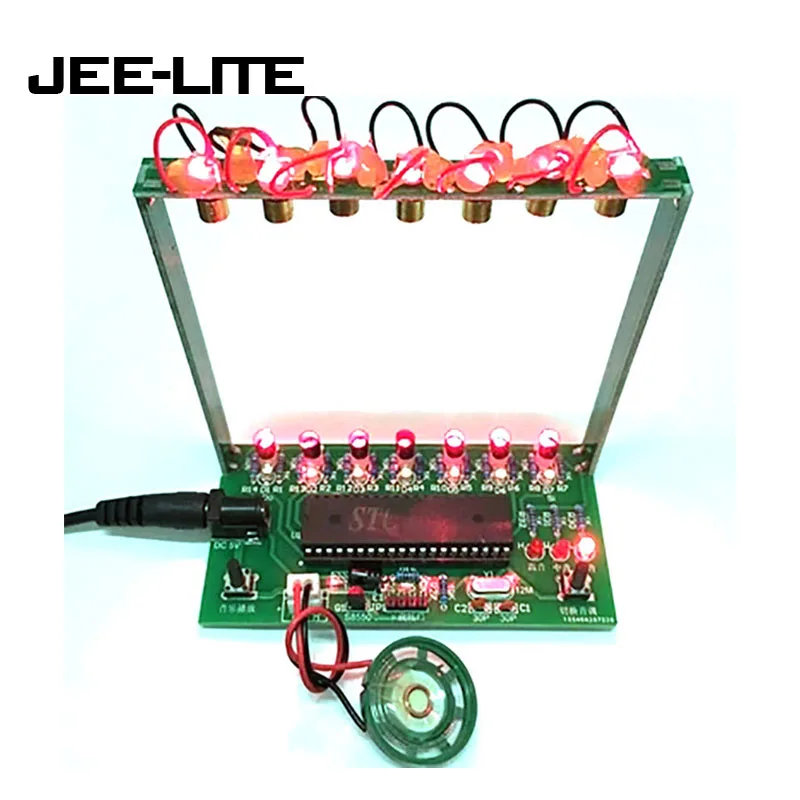 

DIY Kit C51 MCU Laser Harp Kit String Electronic Keyboard Kit Parts Electronic Music DIY kit Parts Training Equipment DIY Suite