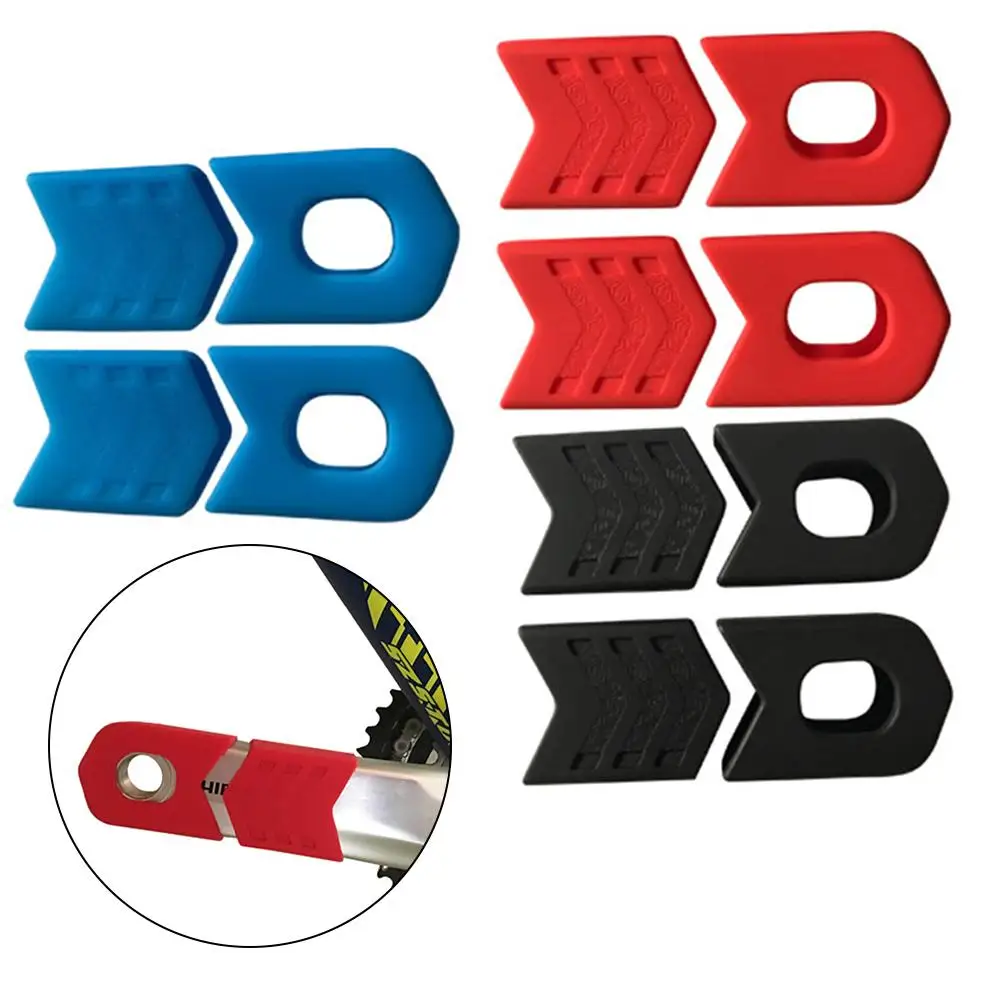 

Non-slip Silicone Bicycle Crank Arm Cover Universal Mountain Bike Crank Set Crank Protective Cover Free Shipping