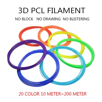 

Multi-Color Available 3D Printing Pcl Filament 20 Color 10 Meter Total 200 Meter Length 3D PCL Filament Pcl-12