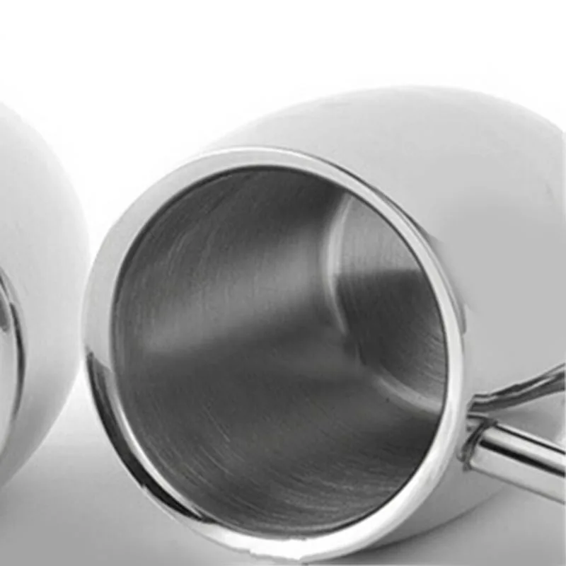 1 шт. 410 мл/300 мл с двойными стенками Нержавеющая сталь кружка изолированный термос для кофе Пивная кружка чашка для питья