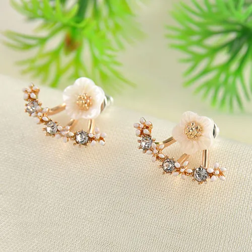 MISANANRYNE новая мода 3 цвета Маленькая ромашка цветок женские корейские сережки-шпильки стиль темперамент серьги - Окраска металла: 03