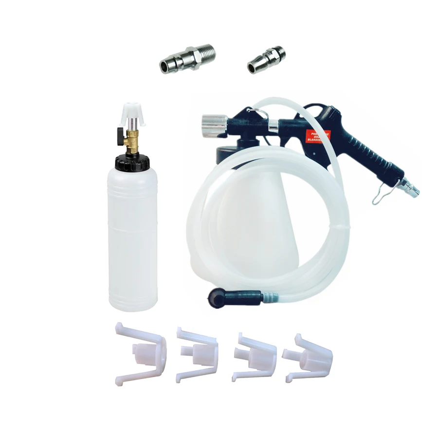

Pneumatic Brake Fluid Bleeder Tool Kit Air Brake Bleeder