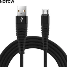 Notow синхро-адаптер длиной 1 м/2 м/3 м вспомогательный стереоаудиокабель в тканевой оплетке 2A Micro USB кабель синхронизации Зарядное устройство кабель для Samsung Galaxy S6/S6 Edge/S7/S7 Edge/A3/A5/A7