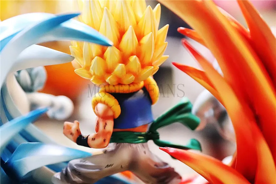 Модели вентиляторов в наличии ПТС студия Dragon Ball SD супер сайян готенкс gk каучуковая фигурка игрушка для коллекции
