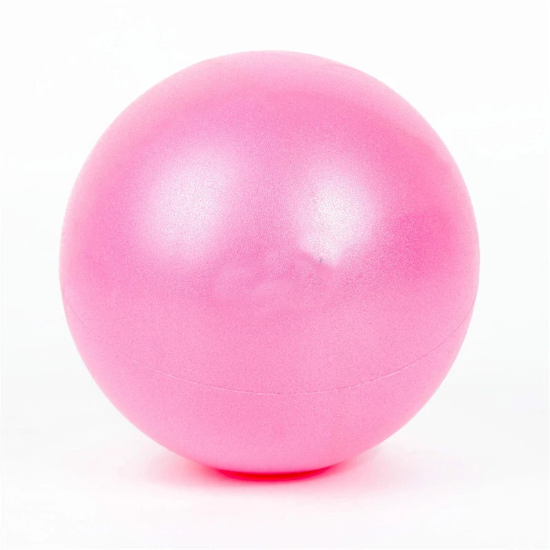 SGODDE 25 см ПВХ мини мяч для йоги физический Фитнес мяч для фитнеса пилатеса мягкий баланс Массажный мяч для похудения фитнес бодибилдинг - Цвет: Розовый