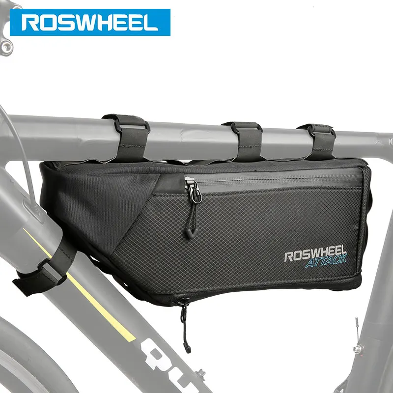 Велосипедная сумка ROSWHEEL водонепроницаемая рама для велосипеда треугольная