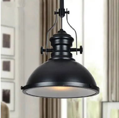 Подвесной светильник в стиле ретро из кованого железа, американский стиль лофт, для ресторана, клуба, бара, винтажный подвесной светильник
