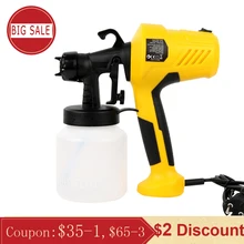 400 Вт 220 В распылитель высокого давления домашний электрический Краскораспылитель Аэрограф для окрашивания автомобиля деревянная мебель с распылителем