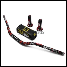 Металлический Mulisha пакет Жир Бар 1-1/" PROTAPER руль колодки с ручкой Грипсы грязь питбайк Мотокросс Мотоцикл ДЛЯ CRF KLX KTM