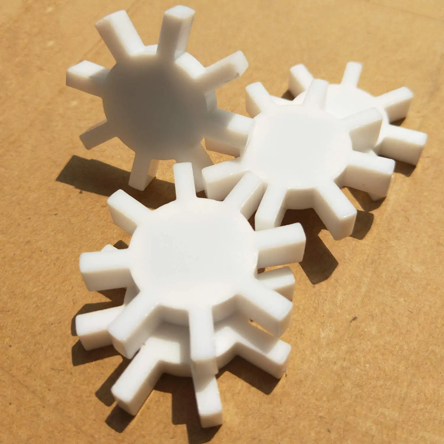 Магнитный мешалка восьмиугольная Magneton PTFE миксер (7X40 мм Форма Шестерни) 5