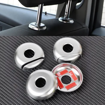 

CITALL New Chrome Front Seat Headrest Rod Cover Trim for BMW F30 F31 F32 3 4 Series