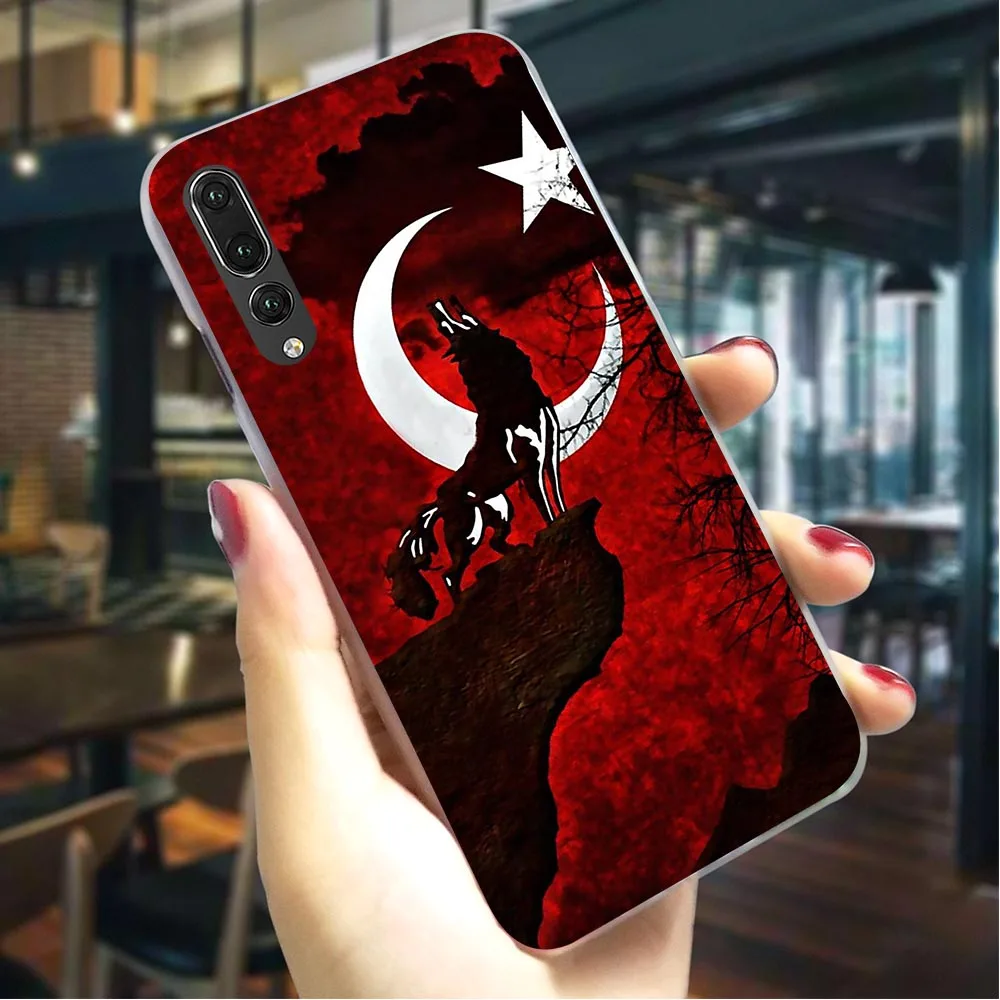 

Plastic Phone Case for Huawei Honor 7A Pro Turkish Turkey Flag Cover for Honor 6A Covers 10 8 9 Lite 7X 7C Y6 Prime Nova 3i 3