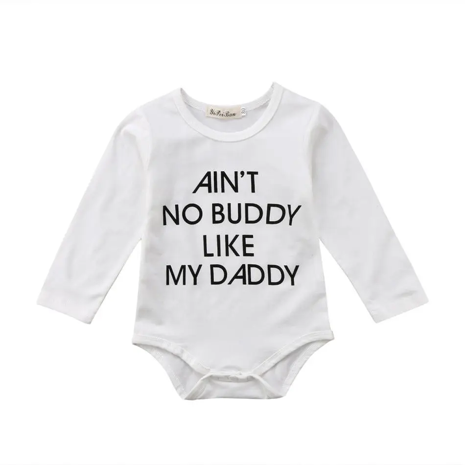 Newborn Infant Baby Boys Bodysuits Cotton Casual Jumpsuit Bodysuits Top