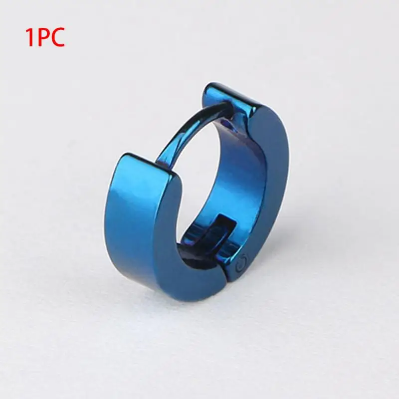 Модные гипоаллергенные серьги гвоздики из титановой стали для мужчин и