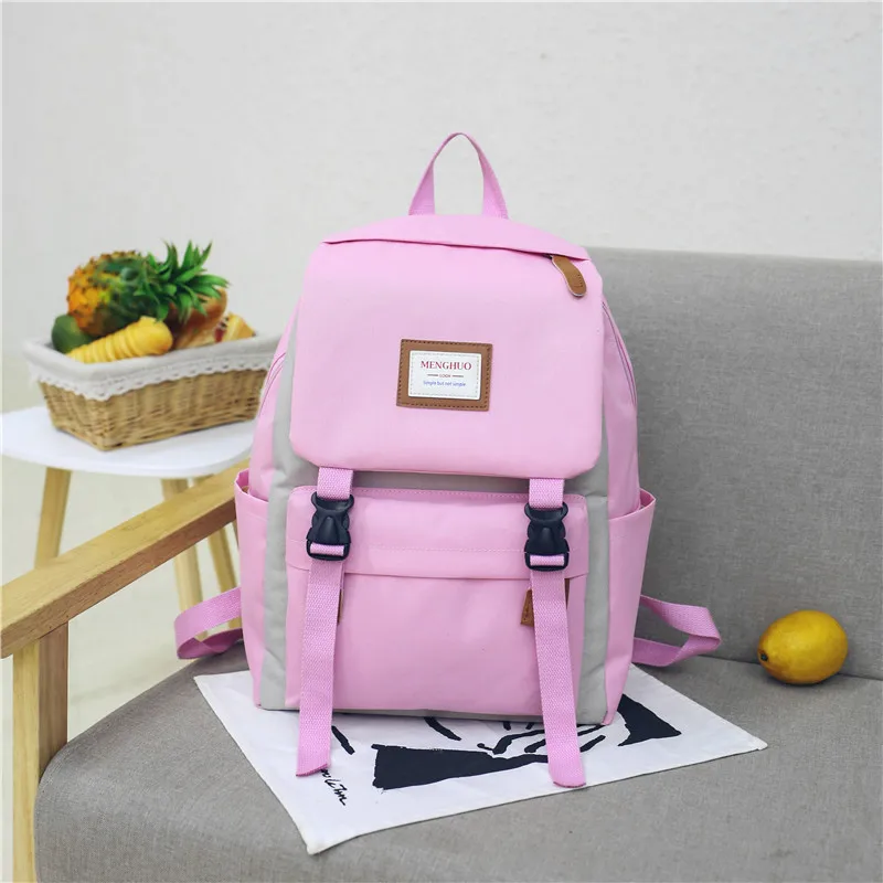 Menghuo Cover Backpack Women Leisure Travel Laptop Backpacks Men Business Mochila Waterproof Nylon Teenagers Student School Bags (35)