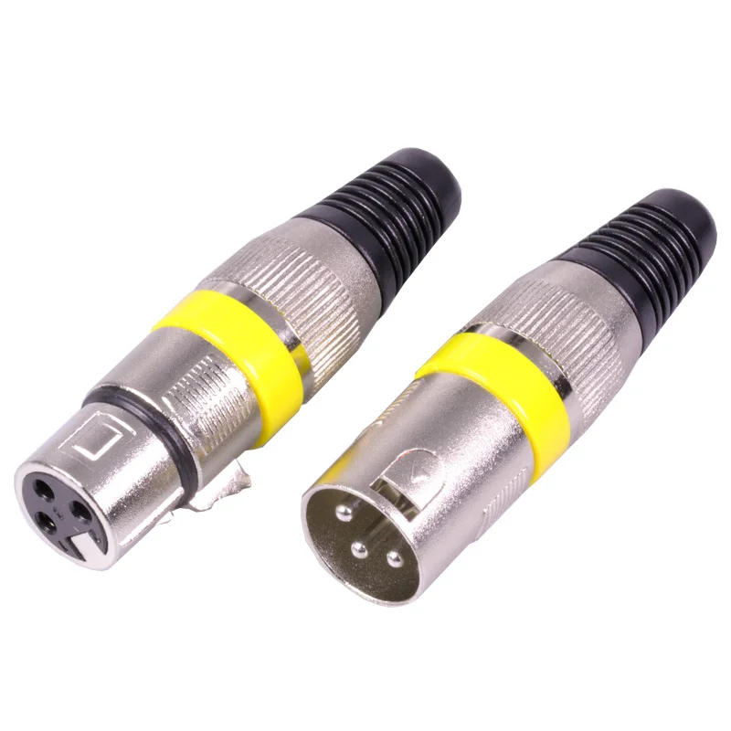 4 комплекта разъемов XLR 1 шт. NC3MXX и NC3FXX Штекерный гнездовой набор 3 Pin разъем 7 цветов