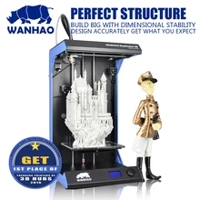 Большие 3D печати размер WANHAO dupalicator 5S модель со встроенным размер 300*200*600 мм 3.0 мм накаливания