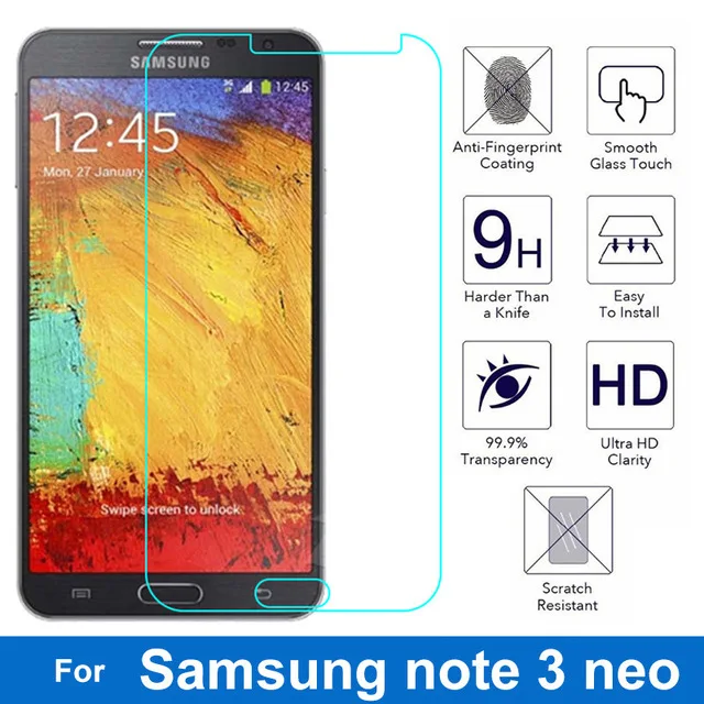 2.5D Закаленное стекло для Samsung Galaxy Note 3 Neo защитная пленка Взрывозащищенная защита