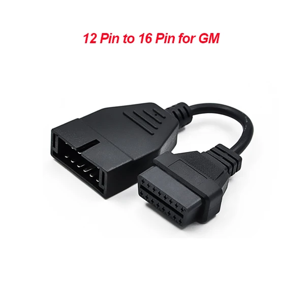 Высококачественный OBD/OBD2 разъем для G-M 12 PIN адаптер для 16 Pin диагностический инструмент кабель 12 PIN до 16 Pin OBDII кабель - Цвет: for GM 12 PIN to 16