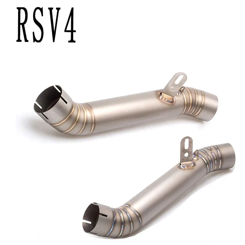 

Motorcycle Part Street Motor for Aprilia RSV4 60mm Inlet Diameter 42cm Middle Link Pipe Fit For RSV4 Mid Pipe Exhaust Muffler