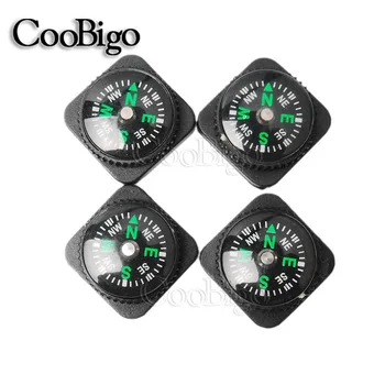 1pcs~1000pcs Pack Mini Compass for Paracord Bracelet Camping Hiking Navigation Emergency Survival Travel Kits #FLQ177-20RB