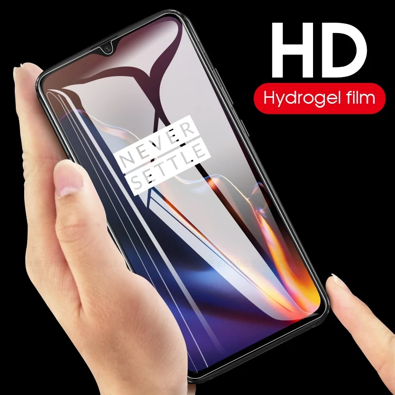 9D полное покрытие мягкая Гидрогелевая пленка для Oneplus 7Pro 7 6T Защитная пленка для экрана не закаленное стекло для One plus 7 Pro 7 6T пленка